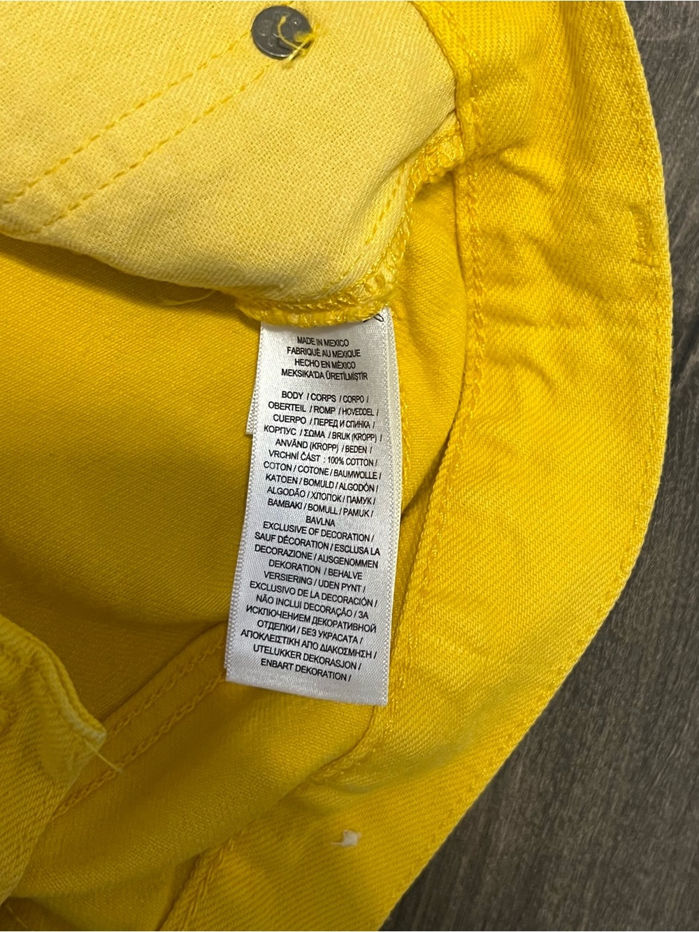 Polo Ralph Lauren Womens Size 26 The Crosby Relaxed Denim Cut Off Yellow Shorts - Picture 11 of 12
